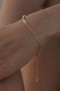 Bracelet helia Nekala bijoux vermeil or 18 caracts argent massif cristal de roche